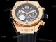 Super clone Hublot Big Bang 7750 chronograph black rubber rose gold black dial (3)_th.jpg